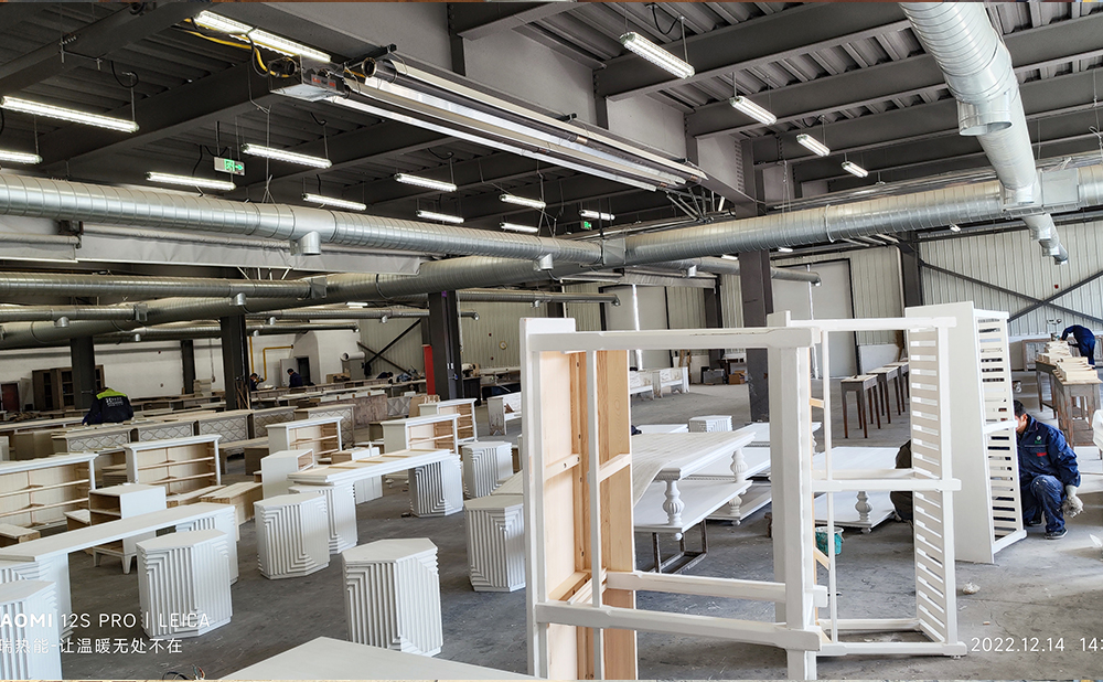 山东德州家具厂燃气加热烘干系统