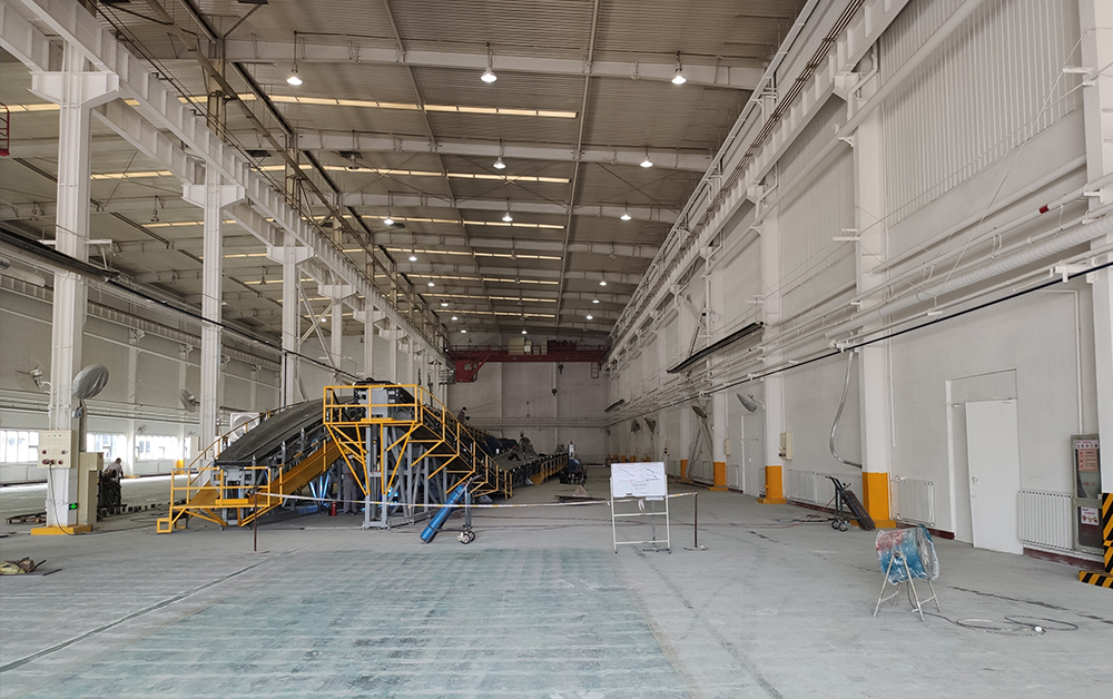 风力发电叶片加工车间