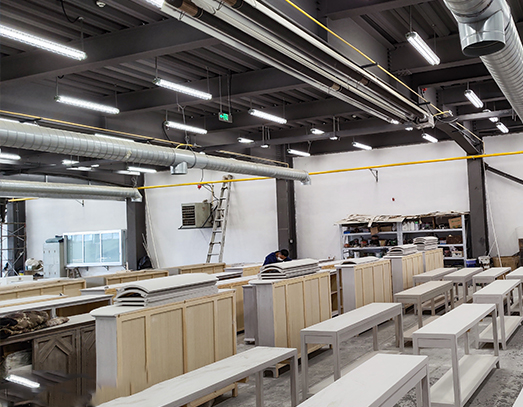 德州家具厂燃气红外线烘干案例