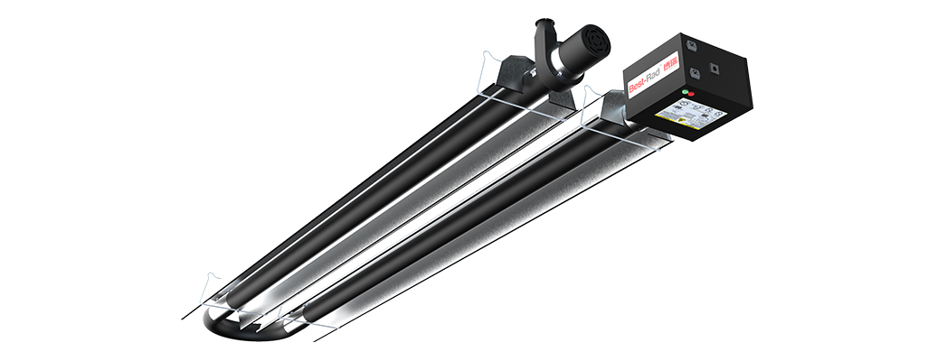 负压U型燃气辐射采暖设备